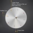 thumbnail image 3 of 10-Inch Table Saw Blade ATB Ultra Fine Finishing 60 Teeth for Aluminium Non-Ferrous Metals Plastic General Purpose, 3 of 6