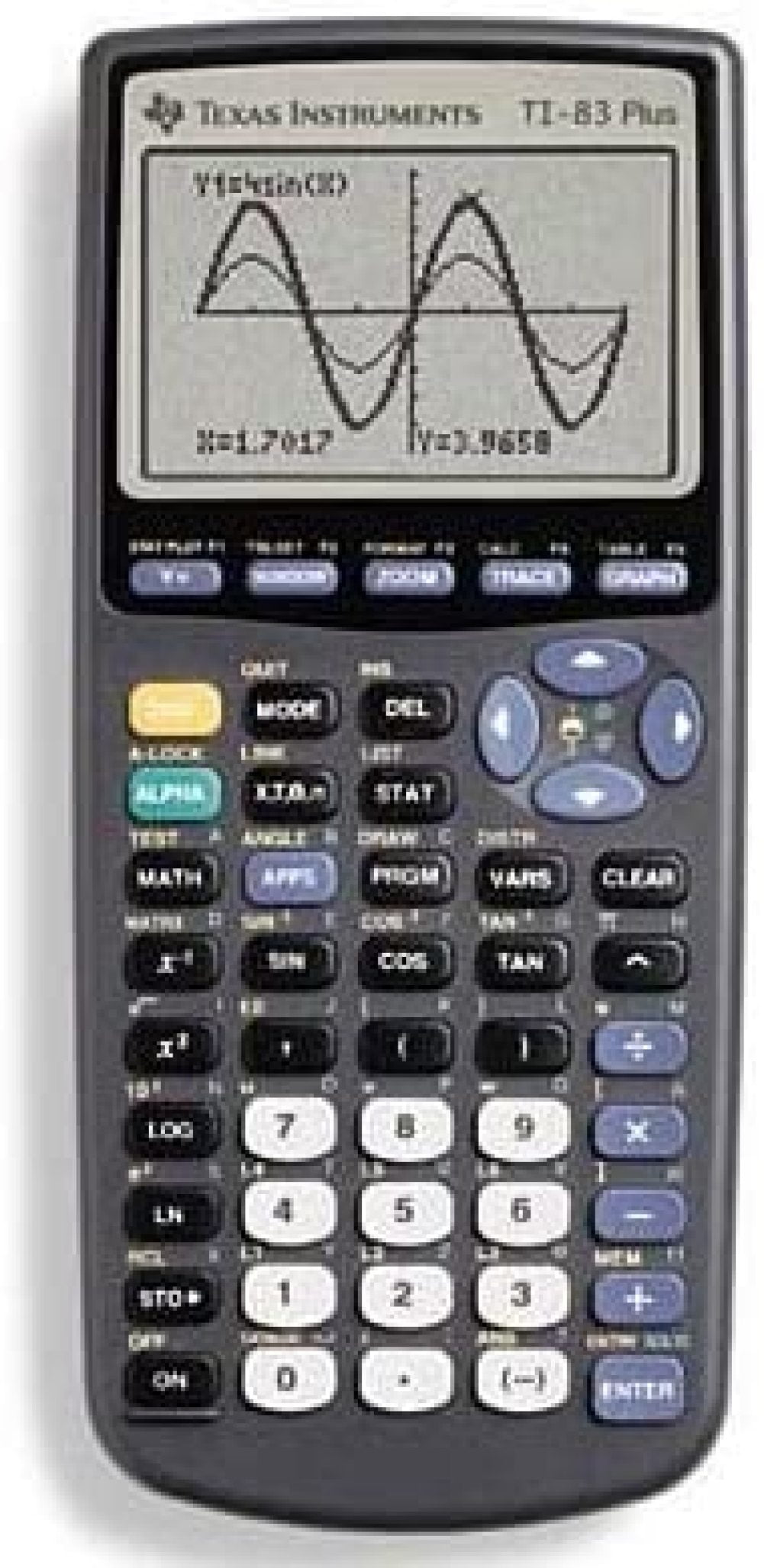 Texas Instruments TI-83 Plus Graphing Calculator Tested Great Condition 