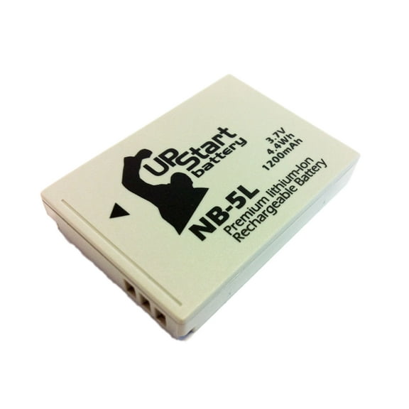 UpStart Battery Canon SD890 IS Battery - Replacement for Canon NB-5L Digital Camera Battery (1200mAh, 3.7V, Lithium-Ion)
