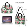 thumbnail image 3 of Laptop Bag Laptop Briefcase 15.7 x 3 x 11.8 Inches Laptop Bag Briefcases Laptop Storage Travel Laptop Bag Work Laptop Bag Flowers Pink, 3 of 8