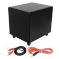 thumbnail image 4 of Altavoz subwoofer activo inteligente potente de 10 pulgadas para uso en interiores y exteriores 300 W PMPO 100-240 V negro, 4 of 8