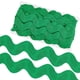 thumbnail image 1 of Cinta de poliéster verde Ric Rac Trim GORGECRAFT de 9 m x 4 cm, 1 of 8