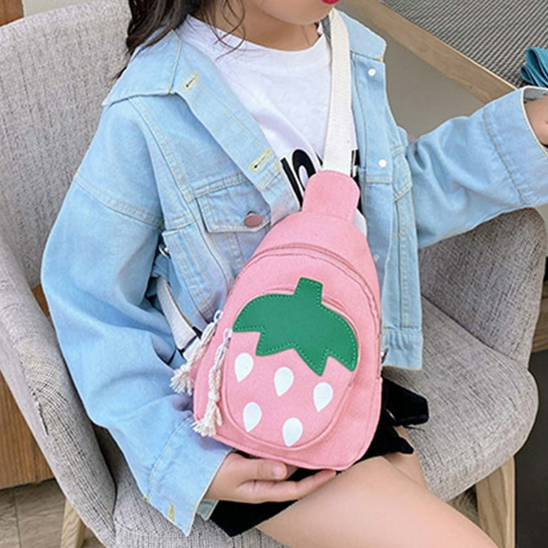 LWITHSZG Kids Toddler Sling Bag Shoulder Bag Chest Bag Small Backpack Small Sling Bag Kawaii Bag Kawaii Backpack Sling Backpack