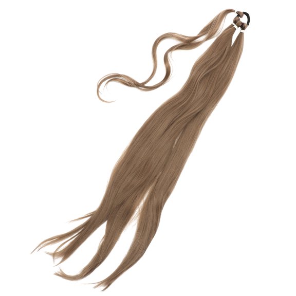 Tineasur High Temperature Silk Ponytail Hair Extension Tie for Women, Fancy Makeup Accessory, 1 Piece