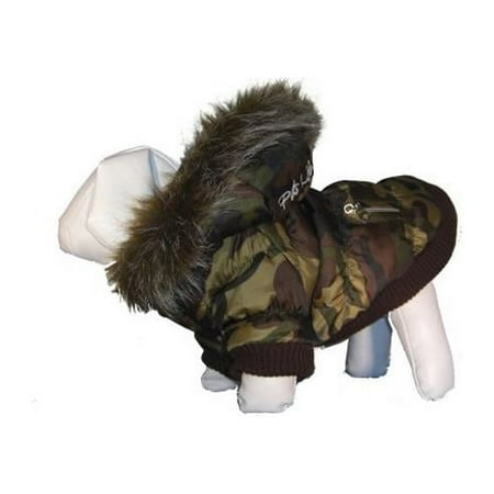 UPC: 0858342000130 | Pet Life ® Classic Metallic Fashion 3M Insulated Dog Coat Parka w/ Removable Hood