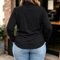 thumbnail image 3 of ZGRBOU Mock Turtleneck Tops for Women Fall Winter Basic Long Sleeve Shirts Soft Stretchy Layering Tee Plus Size, 3 of 5