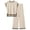 Beige, variant on Ekouaer Womens Matching Sets Knit Sweater Sets 2 Pieces Outfits Pullover Tops Wide Legs Pants Lounge Set