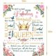 thumbnail image 4 of LHSHID Happy Birthday Gifts for Women Birthday Queen Gifts Ideas for Women Best Birthday Decorations for Friends Mom Wife Sister Best Friend Queen Party Decorations for Women Throw Blankets 30"x40", 4 of 7