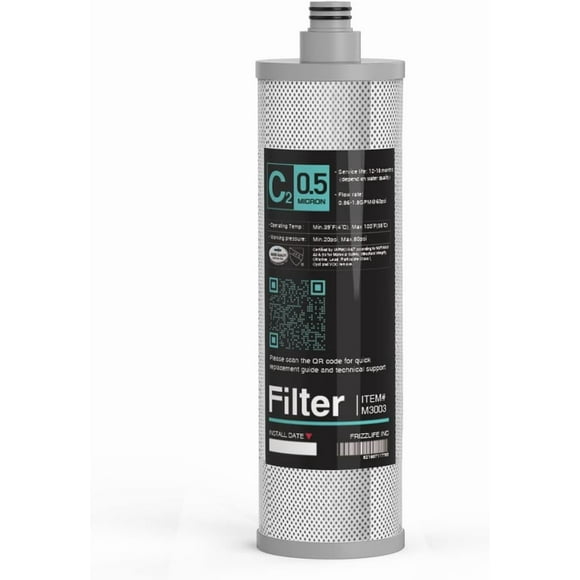 M3003 Replacement Filter Cartridge (C2) - Carbon Block Filter Cartridge - 3rd Stage for SK99, SP99, SK99 New and SP99 New Water Filter System