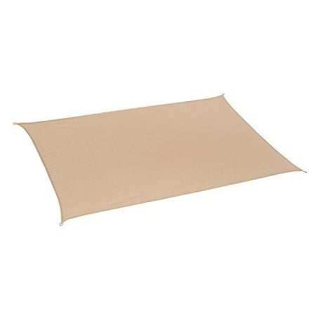 - California Sun Shade Shade Sail Rectangle 10ft x 8ft Desert Sand