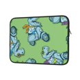 thumbnail image 2 of Bingfone Motorcycle Riding Dinosaur Laptop Sleeve Case 15 Inch, 360° Protective Computer Carrying Bag, 2 of 9