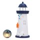 thumbnail image 3 of Matsuzay 1 Uds. Faro de luz LED para jardín, lámpara giratoria de 360 ​​grados para decoración del hogar, faro de océano, luz de noche, faro de Iluminación y accesorios No.1 Matsuzay HA026373-01, 3 of 6