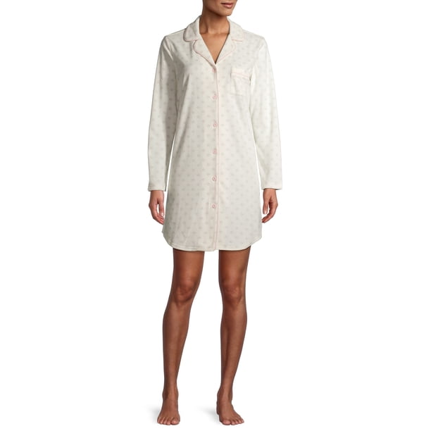 fleece sleepshirt