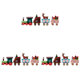 thumbnail image 3 of Precioso modelo de tren de madera, juguete bonito para mesa del hogar, regalos de Navidad 2023 (multicolor), 3 of 4