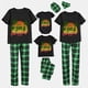 thumbnail image 3 of Pijamas familiares navideños a juego, conjuntos de pijamas negros, árboles de coco, Navidad en julio, 3 of 3
