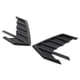 thumbnail image 3 of Ala de aire lateral 2 unids/set cubierta de ventilación lateral de diseño aerodinámico impermeable para reemplazo de coche para A6/S6 C8 2019-2020 ANGGREK Otros, 3 of 8