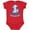 Red, variant on Inktastic i'm one (football) Boys or Girls Baby Bodysuit