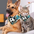 thumbnail image 4 of Football Pack of Two Cat Bandanas, Breathable Chiffon Yarn Pet Collars, Translucent Light Scarf Set - 40.6x40.6x58/16x16x22.8in, 53.3x53.3x76.2/20.9x20.9x30 in, 4 of 5