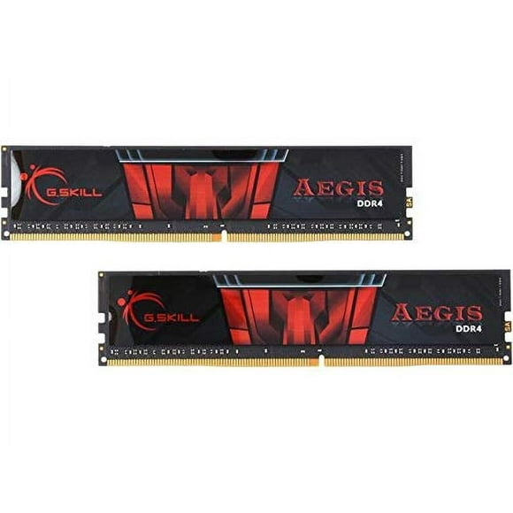 8 Go G.Skill Ddr4 Aegis 2400Mhz Pc4-19200 Cl15 Kit de Mémoire Double Canal (2X4Gb)