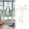 thumbnail image 2 of Christmas Large Velvet Holiday Bow, A Christmas Tree Topper Bow, Cloth Large Velvet Holiday Bow for Christmas Tree Topper, Wreath Wall Door And Festive Home Decor, 2 of 5