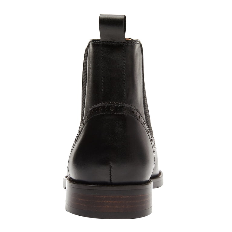 Santimon Genuine Leather Chelsea Boots Casual Ankle Boots Classic