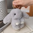 thumbnail image 2 of Bunnylulu Keychain with Box, Bunnylulu Keychain with Tin, Bunnylulu Cute Plush Key Chain, 2 of 6