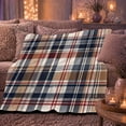 thumbnail image 6 of Classic Tartan Plaid Autumn Hearth, Festive autumn celebration Scene, Warm Flannel Blanket for Living Room and Reading Nook, Art Lovers autumn celebration Gift, Festive Home Decor, 6 of 9