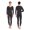 颜色重复Gray, variant on Mens Thermal Underwear Mens Casual Thermal Underwear Middle Collar Pure Color Warm Clothing Suit