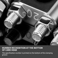 thumbnail image 4 of 5pcs M8 Wire Rope Clip with Non-Slip Thread U-Shaped Fixing Clamp Stainless Steel U Bolt Fastener Rustproof for Ship Dock Machinery, 4 of 9