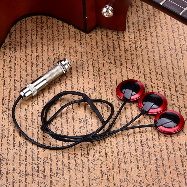 YLSHRF Convenient Ukulele Pickup, Transducer Self-Adhesive Violin Pickup, Guitar Pickup, For Musical Lovers