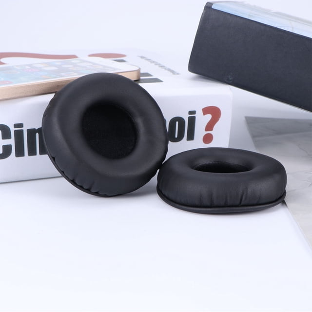 PAMINGONO Almohadillas De Repuesto Para Auriculares Negras Con Soporte Para Graves Y Ergonómico