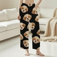 thumbnail image 2 of Tnhcen Women's Cute Cartoon Puppy Print Warm Fleece Pajama Pants with Pockets Soft Flannel Lounge Sleepwear Cozy Home Wear S-3XL, 2 of 5