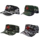thumbnail image 2 of Gorra de camuflaje para niños y adultos, gorra de entrenamiento militar con estrella de cinco puntas y camuflaje, gorra de bebé de primavera y verano, gorra de béisbol plana para el sol, 2 of 6