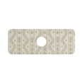 thumbnail image 7 of Yayeee Faucet Mat for Kitchen Sink 14.7" Diatomite Long Splash Guard Pad, Green Floral Stripe Pattern, 7 of 7