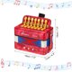 thumbnail image 2 of Acordeón Uxcell 7 Teclas Acordeón de Botón de Bajo Mini Instrumento Musical Rojo, 2 of 6