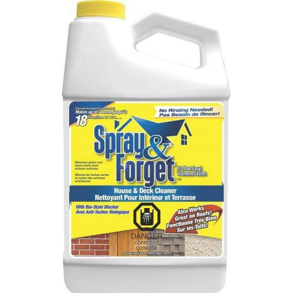 Spray & CANSFHD64OZ House and Deck Concentrate Cleaner, 64 Oz