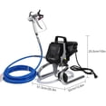 thumbnail image 2 of Indoor Outdoor Airless Paint Sprayer with Extension Rod, Nozzle and Spray-Gun, 2 of 7