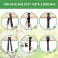 thumbnail image 4 of Kit para colgar columpios de árboles, correas para columpios de árboles, ganchos de seguridad, perfecto para columpios de árboles y hamacas, instalación fácil y rápida, 5 pies, 4 of 5