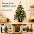 thumbnail image 6 of DIY Beaded Christmas Tree Kit with Lights, Beginner Friendly Mini Bead Xmas Tree Craft Set Create Your Own Sparkling Holiday Decoration,#Chris, 6 of 9