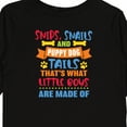 thumbnail image 4 of Inktastic Snips Snails and Puppy Dog Tails That's What Little Boys Boys Long Sleeve Toddler T-Shirt, 4 of 5