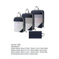 thumbnail image 3 of 4pcs/set Compression Packing Cubes Expandable Storage Travel Luggage Bags Organizer, 3 of 5