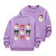 thumbnail image 2 of Cowsor Girls Sweatshirts Kids Cute Graphic Crewneck Pullover Tops Xmas Long Sleeve Holiday Shirts, 2 of 5