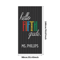 thumbnail image 1 of Colorful Theme Classroom Banner Hello Fifth Grade Educational for School Decoration Student Welcome, 1 of 4
