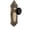 Vintage Brass, variant on Grandeur 850420 Grande Victorian Solid Brass Rose Passage Door Knob Set - Brass
