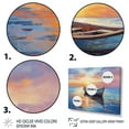 thumbnail image 3 of Designart "Boat Seascape expression I" Transportation Floater Framed Wall Art Print, 3 of 7