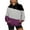 Purple, variant on Zkozptok Women's Oversized Hoodies Color Block Sweatshirt with Pockets Long Sleeve Hooded Shirts Fall Blouses