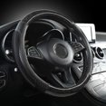thumbnail image 5 of Funda para volante de coche, con veta de madera de durazno, para las cuatro estaciones, universal, antideslizante, de alta gama, con red de sentido, decoración roja, funda para manija, 5 of 5