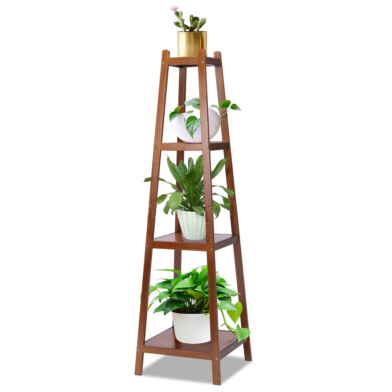 Plant Stand for Indoor, 4 Tiers Plants Stand Flower Pot Holder Small Space Table for Living Room