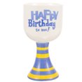 thumbnail image 1 of KAKOWELY Taza de cerámica exquisita con pie para feliz cumpleaños, taza decorativa para beber, regalo de cumpleaños para amigos, 1 of 5