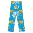 thumbnail image 3 of Bunch of Rubber Ducks Pajamas For Women Loose Retro Night Pajama Pants Comfortable Sleepwear Bottoms Homewear, 3 of 6